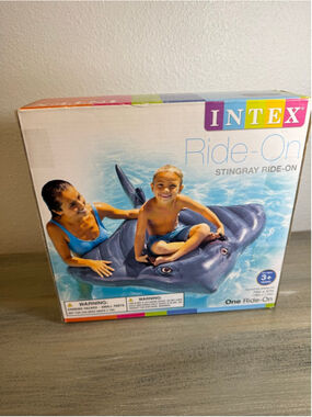 Intex Stingray Ride-On, 74\ X 57\"", for Ages 3+""" NIB sealed